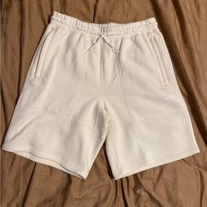 Adidas Men's Off-White Athletic Shorts